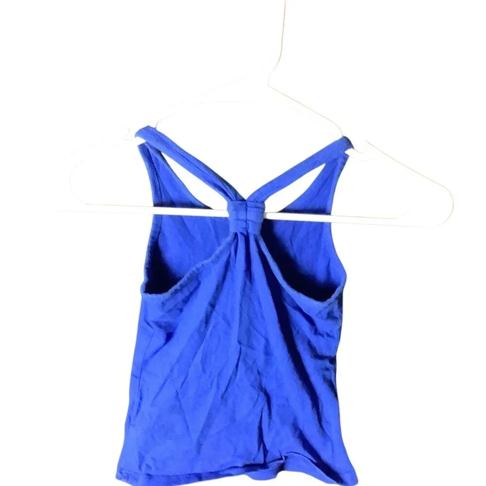 The Children's‎ Place Girls Blue Racerback Tank Top 5/6 Cotton Sleeveless Summer